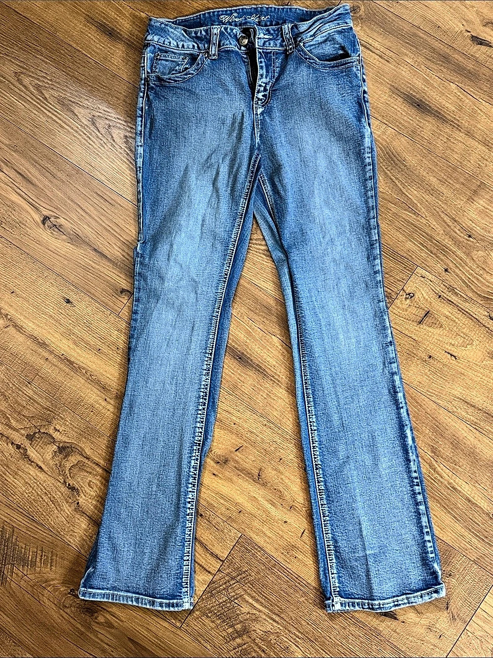 Wired Heart Boot Cut Jeans Blue Waist 29